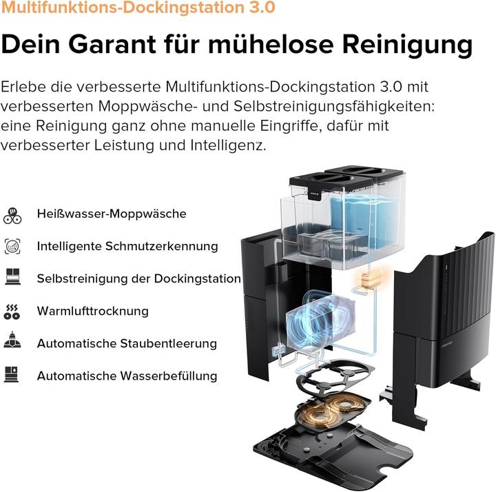 Image du produit Roborock Qrevo Master (Robot d'aspiration et de nettoyage)