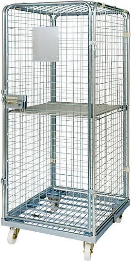 Produktbild kaiserkraft Antidiebstahlbehälter mit Stahl-Rollplatte (500 kg)
