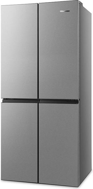 Hisense RQ563N4SI2 Side-by-Side Réfrigérateur Pose libre F Acier inoxydable (454 l)