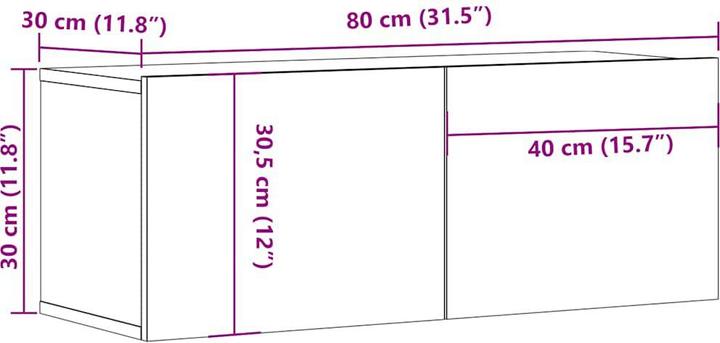 Actual product image VidaXL Johanna (80 x 30 x 30 cm)