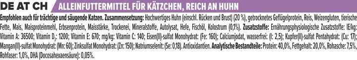 Nährwerte und Zutaten Pro Plan Cat (Junior, 1 Stk., 3000 g)