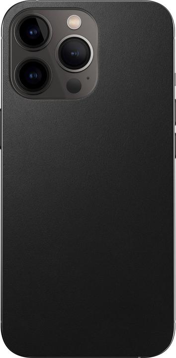 Actual product image Nomad Leather Skin iPhone 13 Pro Max Black (Apple iPhone 13 Pro Max)