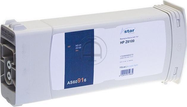 Immagine prodotto Astar Inchiostro HP Vivera n. 91 ciano chiaro 775ml incl. chip