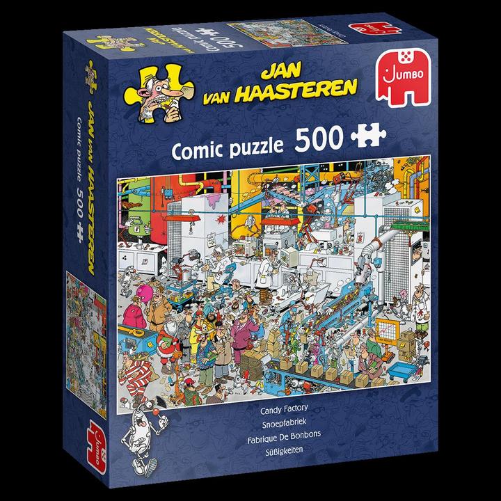 Produktbild Jumbo Jan van Haasteren-Süssigkeiten-Fabrik (500 Teile)