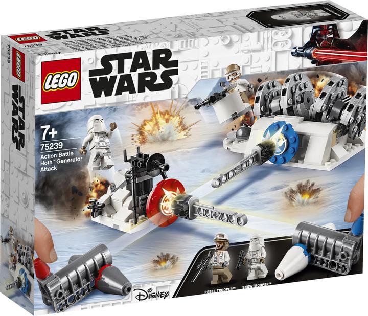 Actual product image LEGO Action Battle Hoth Generator Attack (75239, LEGO Star Wars)