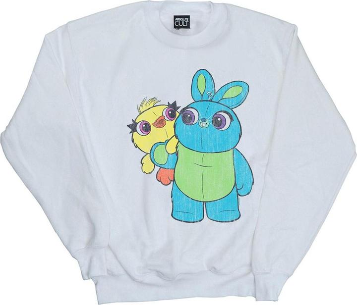 Disney Toy Story 4 Ducky And Bunny Distressed Pose Sweatshirt Jungen (152, 158)