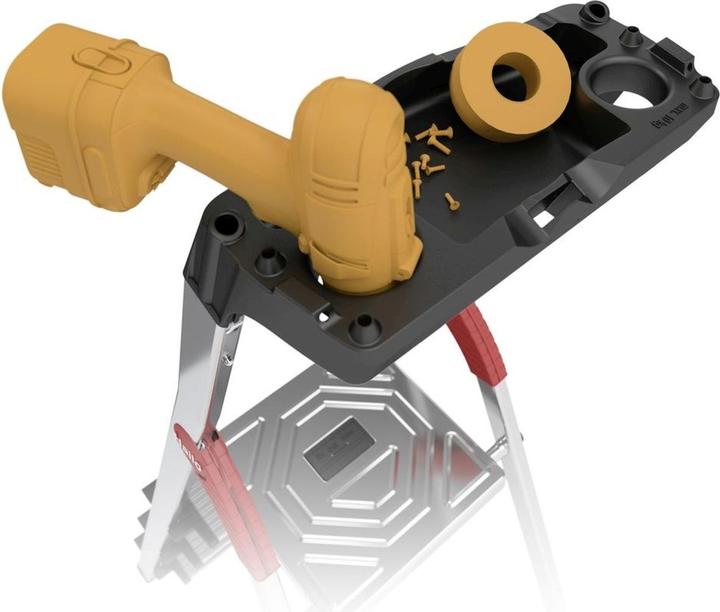 Produktbild Hailo L60 StandardLine, Alu-Sicherheits-Stehleiter, 8 Stufen (Gerüst, 233 cm)
