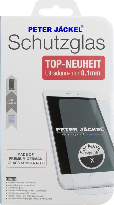 Produktbild Peter Jäckel HD SCHOTT Glas ultra dünn superflexibel Panzerglas aus 0,1mm 9H ORIGINAL SCHOTT Glas AS 87 für Ap... (1 Stück, Apple iPhone X)