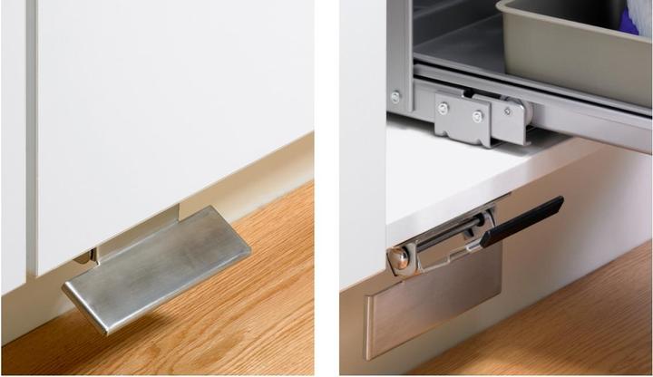 Produktbild Hettich Edelstahl Fusspedal Pull für Auszugs-Abfallsysteme