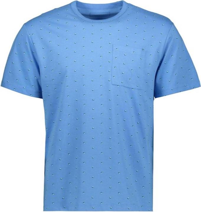 Actual product image Tom Tailor T-Shirt Kurzarmshirt gepunktet mit Brusttasche (S)