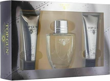 Image du produit Top Gun Vaporisateur EDT Chevron, baume après-rasage, gel nettoyant pour le corps et les cheveux