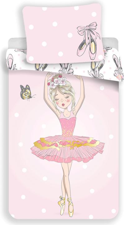 Image du produit Tinisu Ballerina Bettwäsche Mädchen - 140x200 cm Kissen und Decke