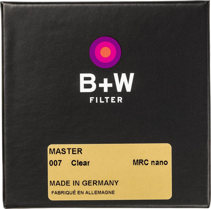 Produktbild B+W Clear Filter Mrc nano MASTER 77mm (77 mm, Schutzfilter, 77 mm)
