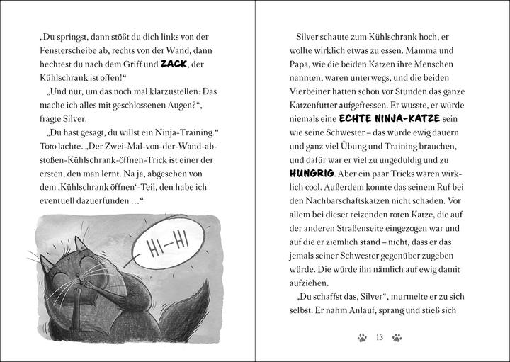 Produktbild Ninja Cat (Band 2) - Meisterdieb auf der Flucht! (Deutsch, Dermot O'Leary, Nick East, Tamara Reisinger, Loewe Kinderbücher, 2023)
