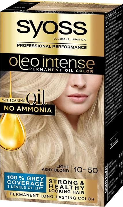 Image du produit Syoss OLIO INTENSE encre sin amoniaco #10.50-rubio claro ceniza 5 (10-50)