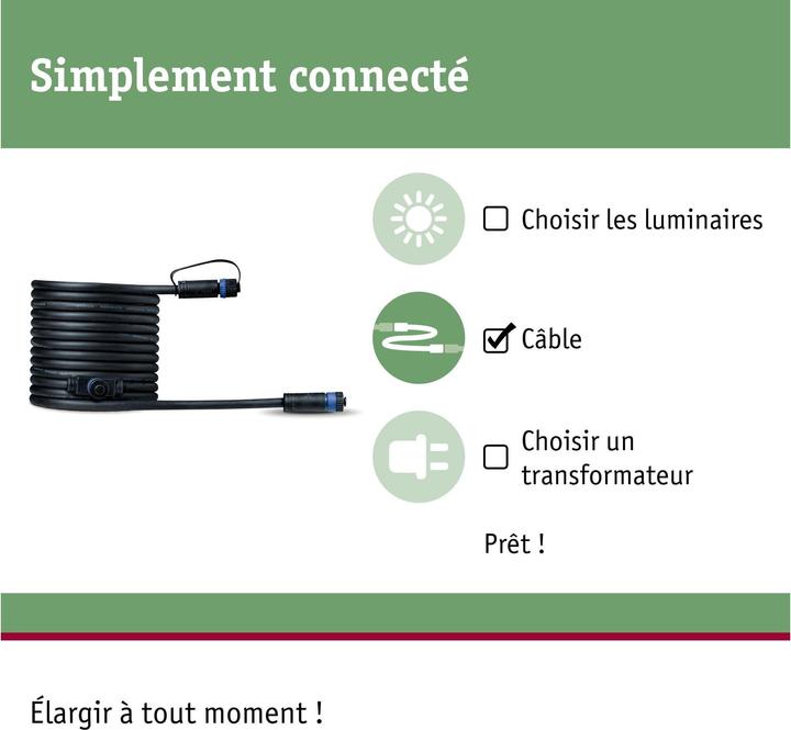 Produktbild Paulmann Outdoor Plug & Shine Kabel 1 in-2 out