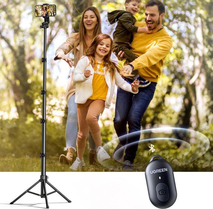 Produktbild Ugreen Selfie stick tripod with Bluetooth remote LP680 1.7m