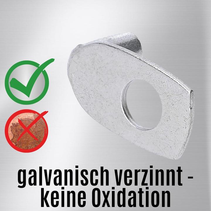 Produktbild Kalitec 10 Stück KA1-L8 Handelsübliche Rohrkabelschuhe gewinkelt 6mm² M8 I ohne Sichtloch I 90° I Ma