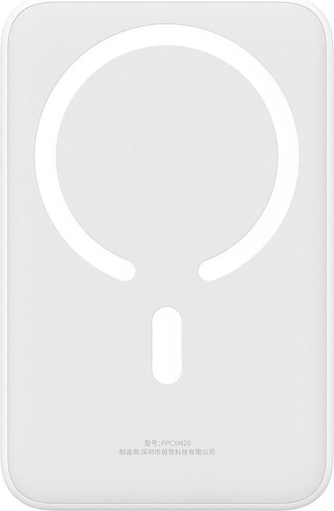 Actual product image Baseus Powerbank Magnetic Mini 20000mAh 20W (white) (20000 mAh, 20 W, 74 Wh)