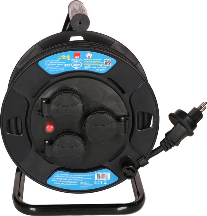 Actual product image Max Hauri maxReeL 3x type 13, IP55 (20 m, 1.50 mm²)