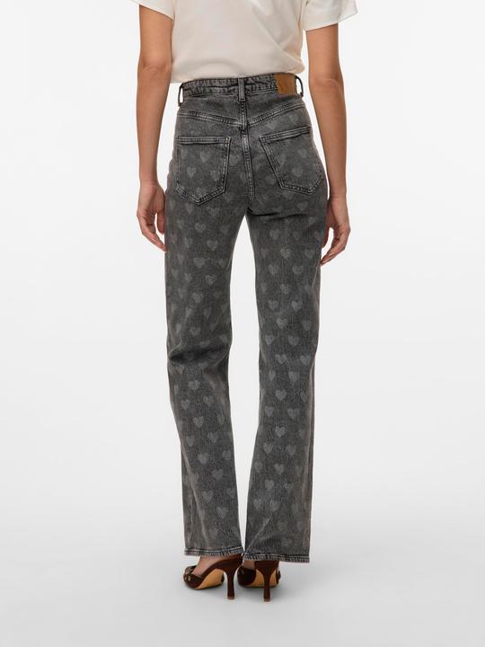 Actual product image Vero Moda VMTESSA Hohe Taille Weiter Beinschnitt Jeans Weit geschnitten (W31/L30)
