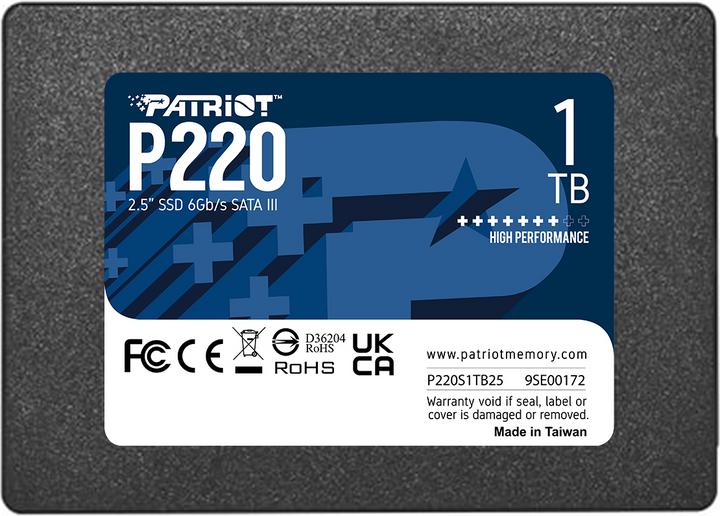 Produktbild Patriot P220 (1000 GB, 2.5")