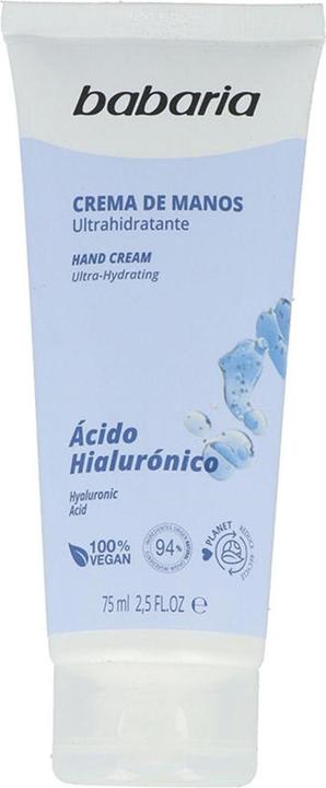Babaria Ultra Hydrating HYALURONIC ACID Hand Cream 75ml (75 ml)