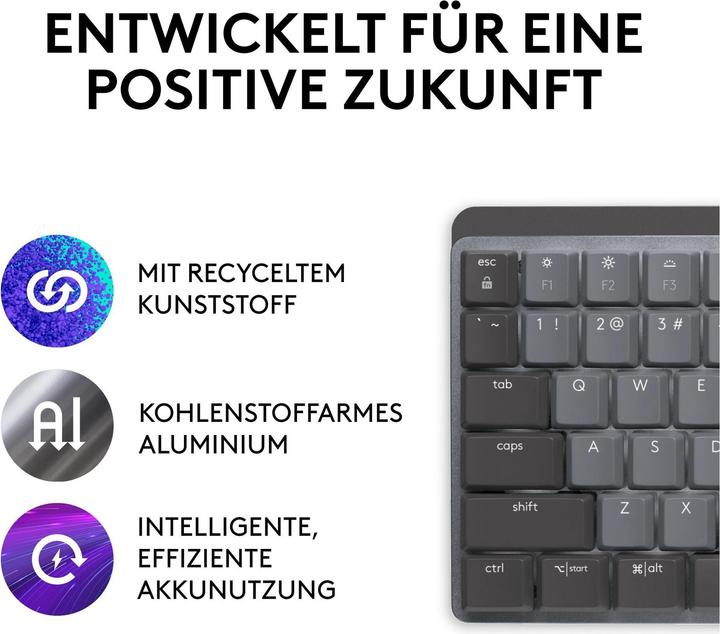 Actual product image Logitech MX Mechanical (CH, Wireless)