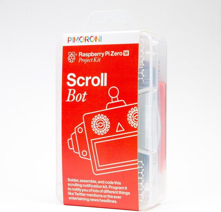 Produktbild Pimoroni Raspberry Pi Zero W Project Kit - Scroll Bot
