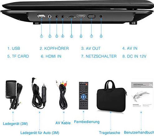 Produktbild Naviskauto Tragbarer DVD Player (Tragbarer DVD-Player)