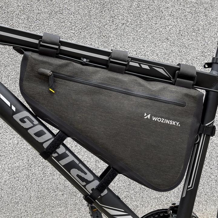 Produktbild Wozinsky Rahmenfahrradtasche 5L grau (WBB15BK) (3.50 l, Rahmentasche)