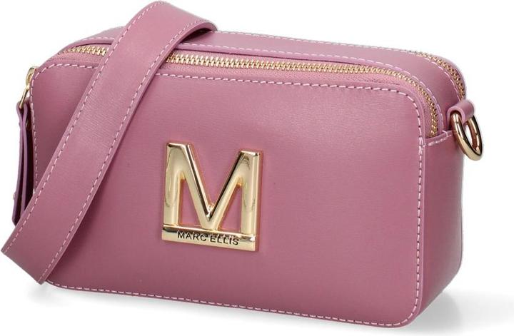 Actual product image Marc Ellis **Damen Umhängetasche Made In Italy - Modell Liviana Prime - 100% Leder** - 20.0 X 12.0 X 8.0 Cm