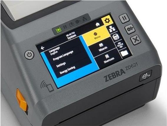 Produktbild Zebra Etikettendrucker ZD621t 203 dpi LCD Peeler USB,RS232,LAN,BT (203 dpi)