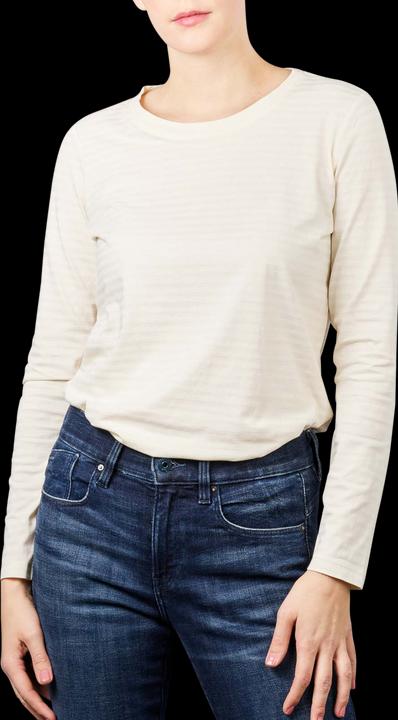Marc O'Polo Long Sleeve T-Shirt Round Neck multi/white (XS)