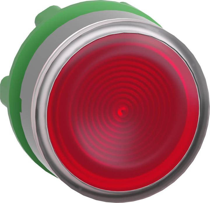 Actual product image Schneider Electric Illuminated pushbutton, front, grooved, ZB5AW343SC0