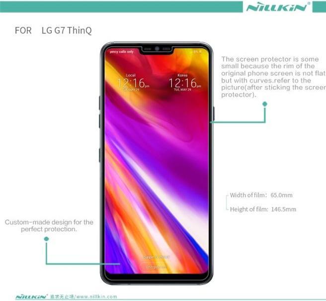 Produktbild Nillkin Matte Series Schutzfolie (1 Stück, LG G7 ThinQ)