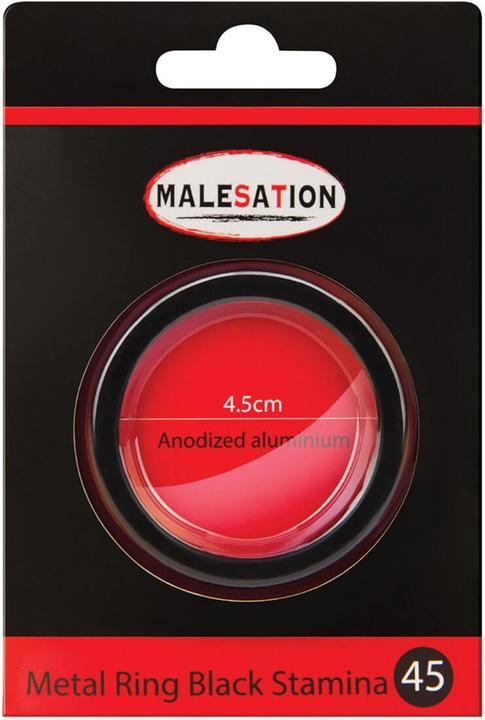Produktbild Malesation Metal Ring Black Stamina 45 (4.50 cm)