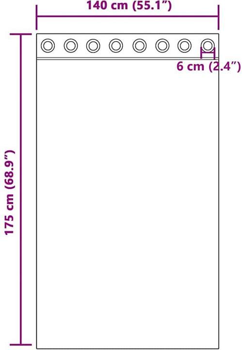 Immagine prodotto VidaXL Proskudiia (140 x 175 cm)