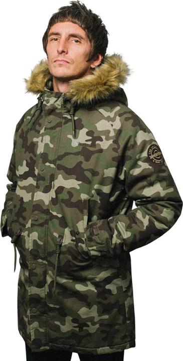 Actual product image Lambretta Mens Camouflage Parka (L)