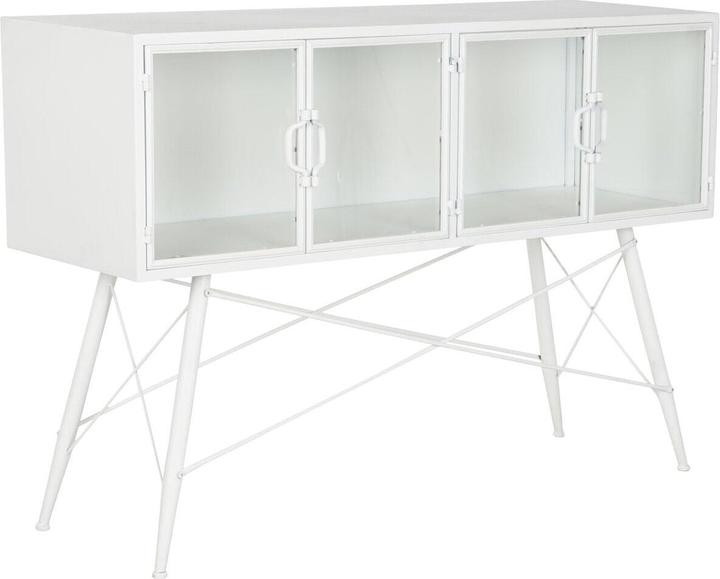 Actual product image DKD Home Decor Console White Metal Crystal 120 x 35 x 80 cm (120 x 35 x 80 cm)