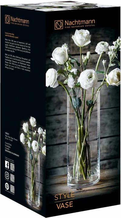 Actual product image Nachtmann Vase STYLE (1 x, 12 x 12 x 30 cm)
