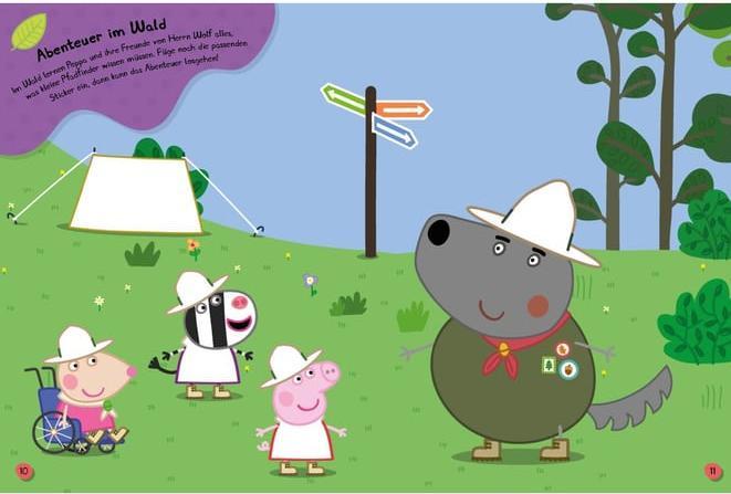 Produktbild Peppa Pig Mein Stickerbuch Anziehen mit Peppa
