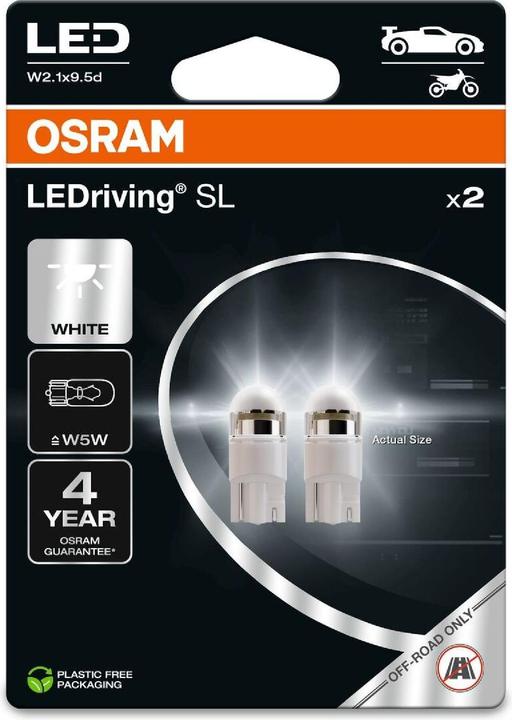 Actual product image Osram LEDriving signal lamp (W5W)