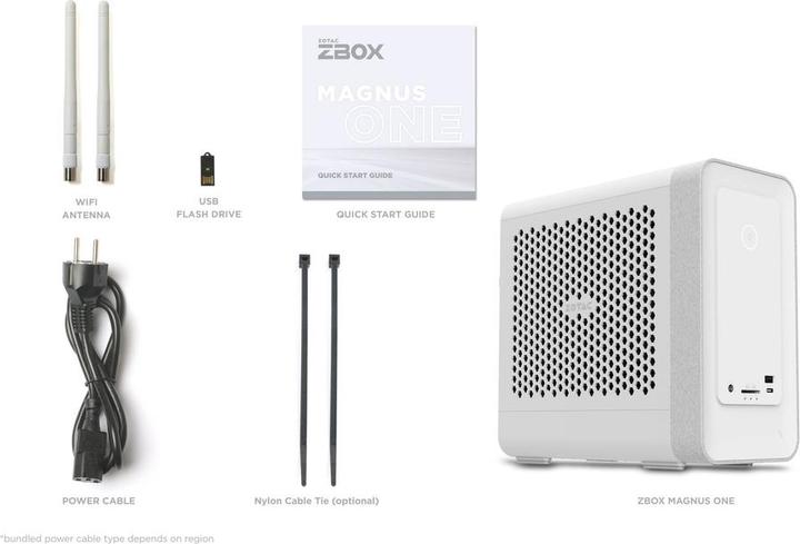 Image du produit Zotac Zbox Magnus One ERP74070W (Intel Core i7-13700, 16 Go, 1000 Go, GeForce RTX 4070)