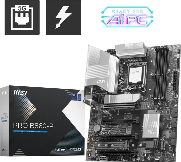Actual product image MSI PRO B860-P (LGA 1851, Intel B860, ATX)