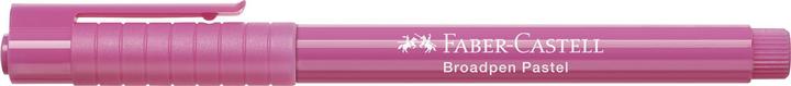 Faber-Castell Fineliner Broadpen 1554 0.8 mm, Purpurrosa (Pink, 1 x)