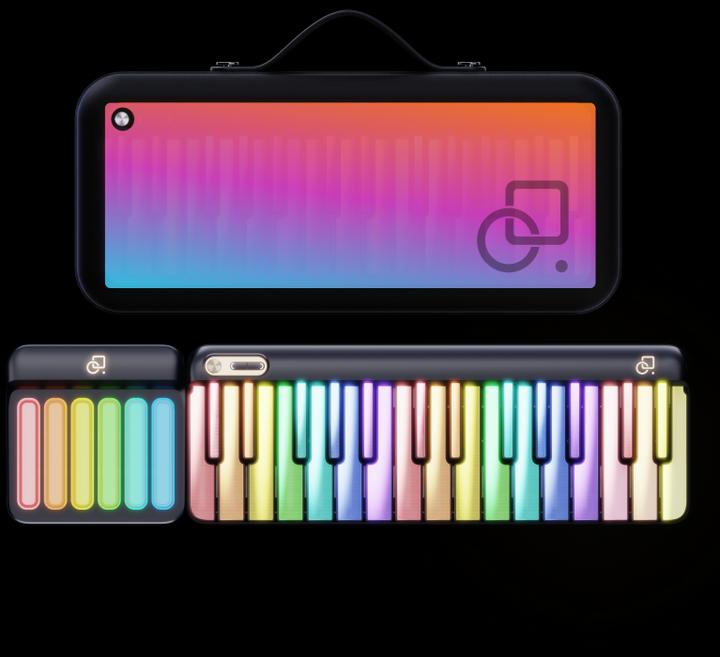Popu Music PopuPiano 1 Smart Portable Piano - luminous PopuPiano with PopuBag (29 Keys)
