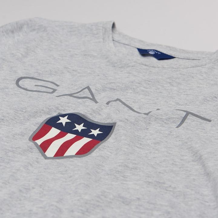 Actual product image GANT T-shirt Sporty Comfortable fit Shield Logo - 17738 (146, 152)