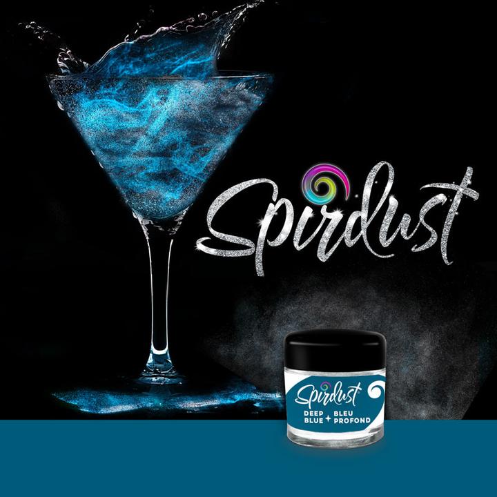 Roxy & Rich Glitzer für Cocktails Dunkelblau 25g