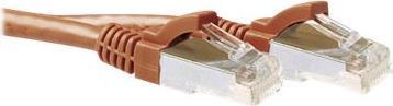 Actual product image FB2202 2m Cat6a SF/UTP (S-FTP) Brown Network Cable (S/FTP, CAT6a, 2 m)